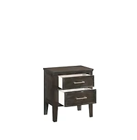 New Classic Furniture Andover Wood Nightstand with 2 Drawers