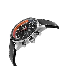 GV2 by Gevril Men's Regatta Swiss Quartz Italian Leather Strap Watch