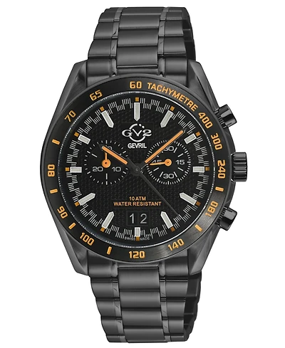 GV2 by Gevril Men's Freccia Swiss Quartz Ip Bracelet Watch