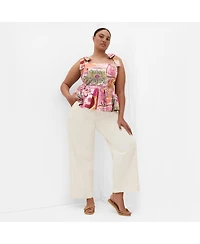 City Chic Women's Isabel Print Top