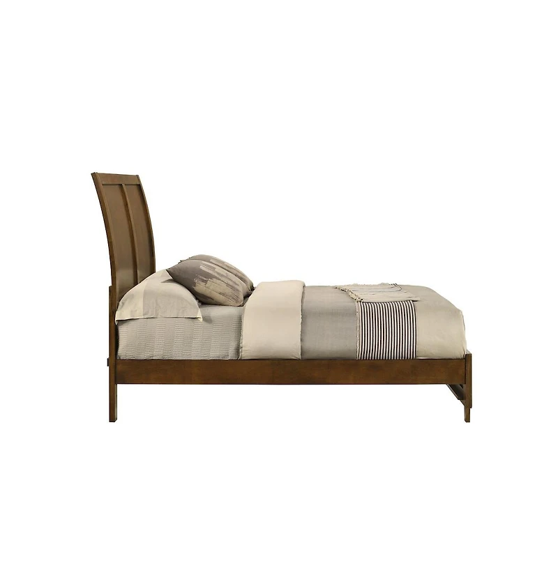 New Classic Furniture Ballard Wood Panel Bed in Walnut