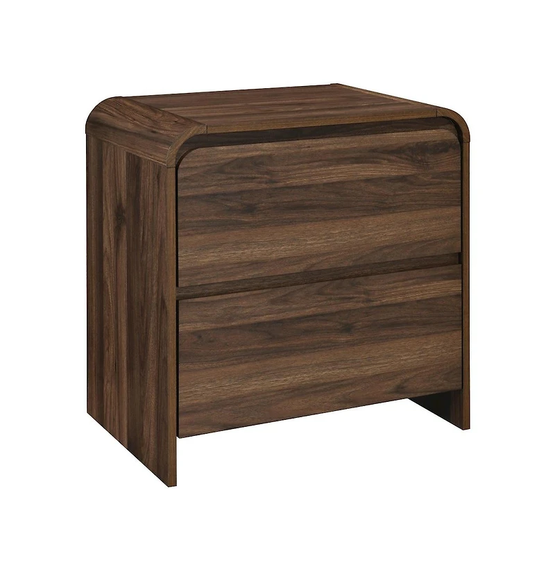 New Classic Furniture Mara Wood 2-Drawer End Table (Set of 2)