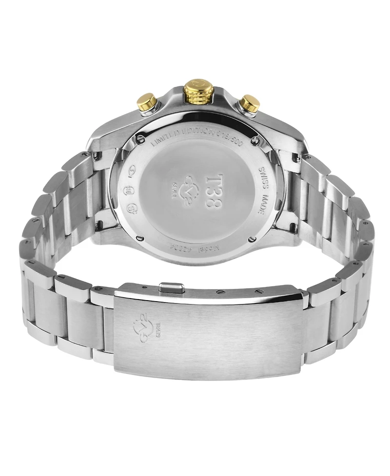 GV2 by Gevril Men's T38 Swiss Quartz Bracelet Watch