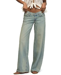 Lucky Brand Women's Super Low-Rise Wide-Leg Jeans