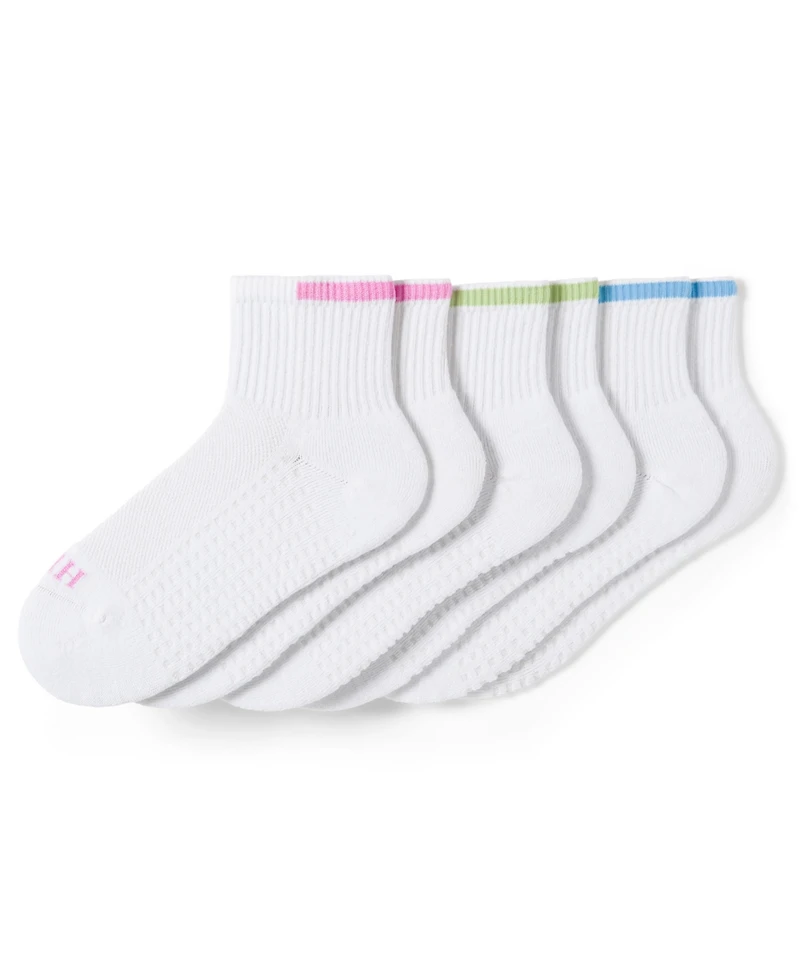Hue Women's Air Cushion Mini Crew 3 Pack Socks
