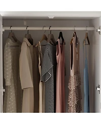 Homsee Big Wardrobe Armoires With Mirror, Drawers, Shelves.