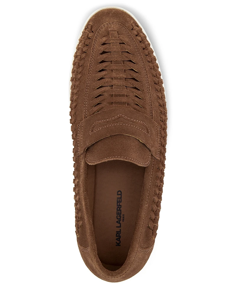 Karl Lagerfeld Men's Slip-on Penny Loafers