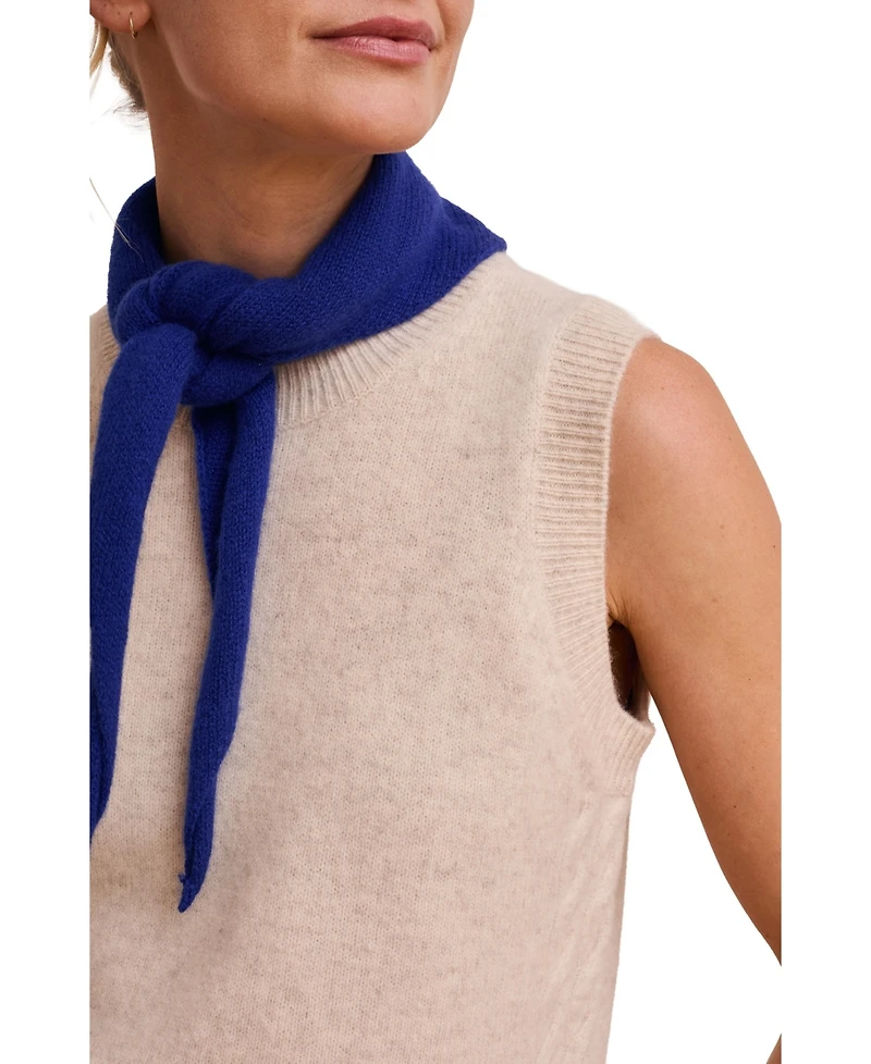 Celtic & Co. Women's Cable Detail Tank Sweaters