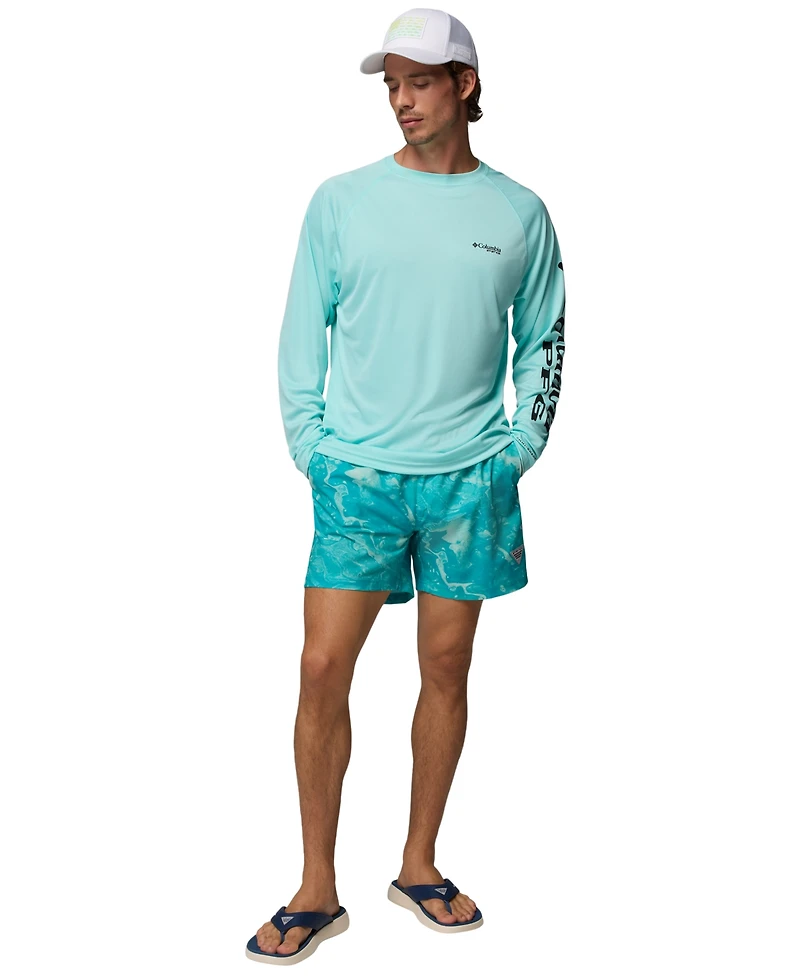 Columbia Men's Pfg Rambler Printed Water Short