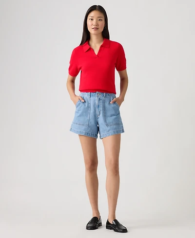 Levi's Women's Cinch Utility Mid-Rise Shorts