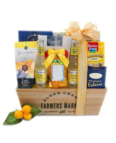 Alder Creek Gift Baskets Sunshine is for Lemonade Gift Basket, 9-Pc.