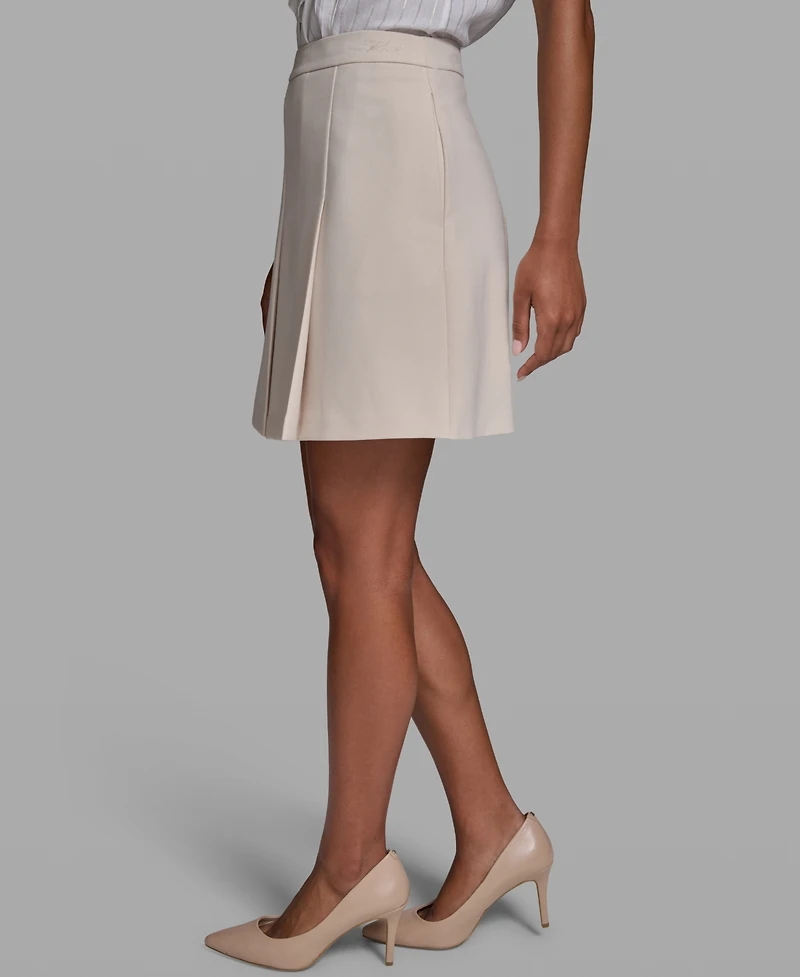 Karl Lagerfeld Paris Women's Pleated Mini Skirt