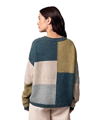 Celtic & Co. Women's Block Crew Neck Sweater