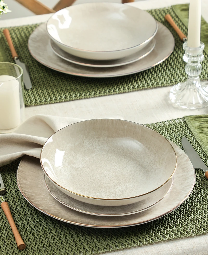 Christian Siriano Onyx -Pc. Dinnerware Set