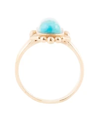 Barse Plateau Blue Turquoise and Golden Ring