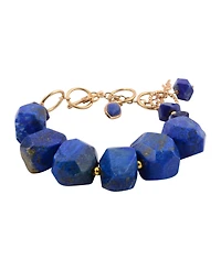 Barse Azul Blue Lapis Chunky Link Bracelet