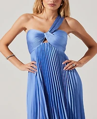 Astr the Label Women's Emese Pleated Floral Maxi Dress