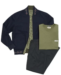 Scotch & Soda Men's Long-Sleeve Regular-Fit Printed Cotton Jacket
