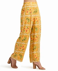 Bcx Women's Pleated Wide-Leg Pants