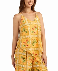 Bcx Women's Printed V-Neck Top