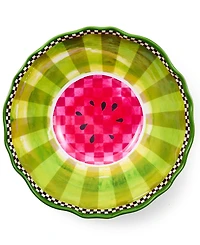 MacKenzie-Childs Watermelon Melamine Serving Bowl