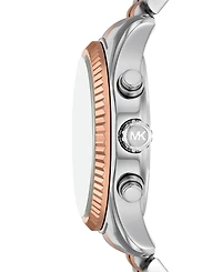 Michael Kors Women's Lexington Quartz Chronograph Two-Tone Stainless Steel Watch 38mm