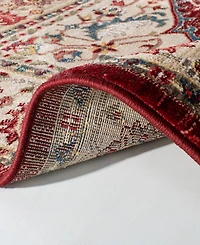 Lauren Ralph Lauren Chloe LRL1221B Beige and Red 8' X 10' Area Rug