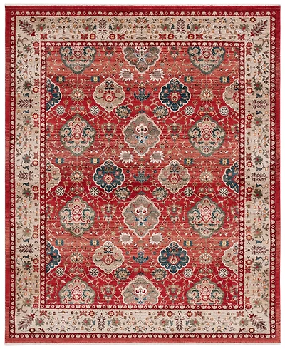 Lauren Ralph Lauren Ariel LRL1255C Red and Beige 9' X 12' Area Rug