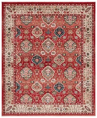Lauren Ralph Lauren Ariel LRL1255C Red and Beige 9' X 12' Area Rug