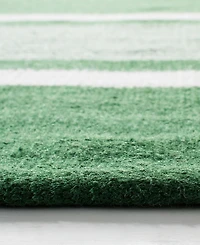 Lauren Ralph Lauren Hanover Stripe LRL2461B Green 5' X 8' Outdoor Area Rug