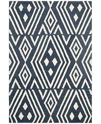 Lauren Ralph Lauren Imani Geometric LRL6609N Slate 4' X 6' Area Rug