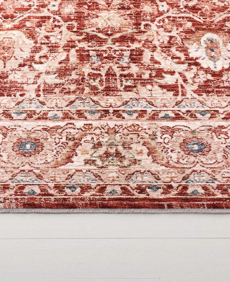 Lauren Ralph Lauren Warwick LRL1310B Oxblood 5'3" X 7'6" Area Rug