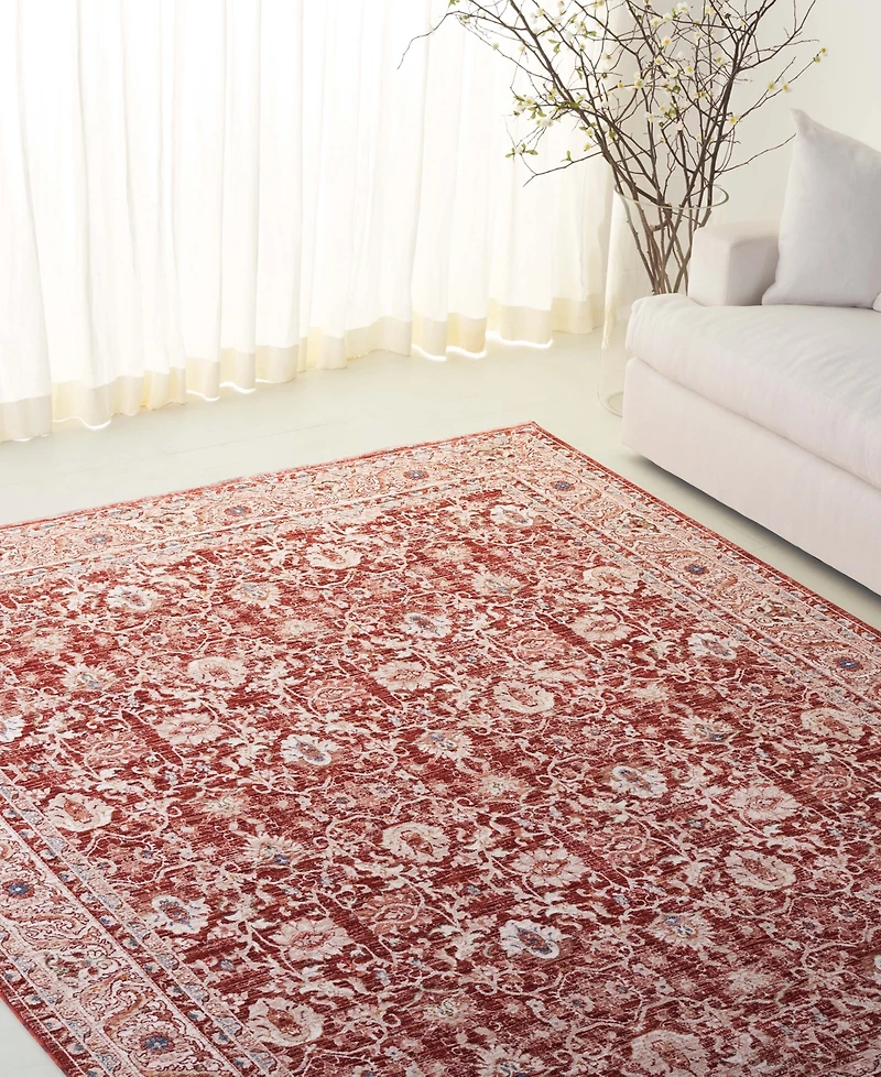 Lauren Ralph Lauren Warwick LRL1310B Oxblood 7'9" X 10' Area Rug