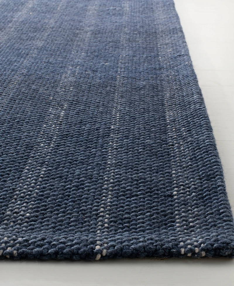 Lauren Ralph Lauren Miles Stripe LRL6400D Navy 2'6" X 8' Runner Area Rug