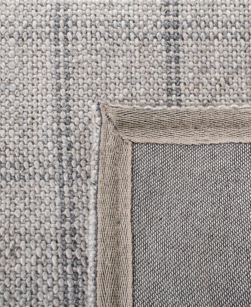 Lauren Ralph Lauren Tamworth Check LRL6450C Silver 4' X 6' Area Rug