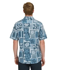 Quiksilver Waterman Men's Short-Sleeve Sandy Cove Shirt