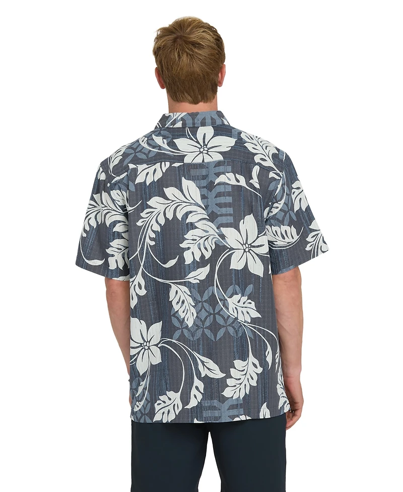 Quiksilver Waterman Men's Short-Sleeve Bloom Shirt