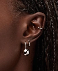 Ana Luisa Perry Silver Statement Earrings