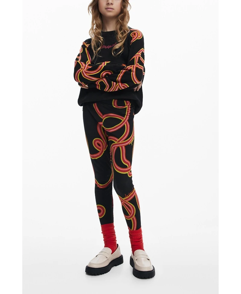 Desigual Girls Girls's Serpentine leggings