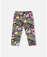 Deux par Deux Little Girls Cotton Jersey Capri