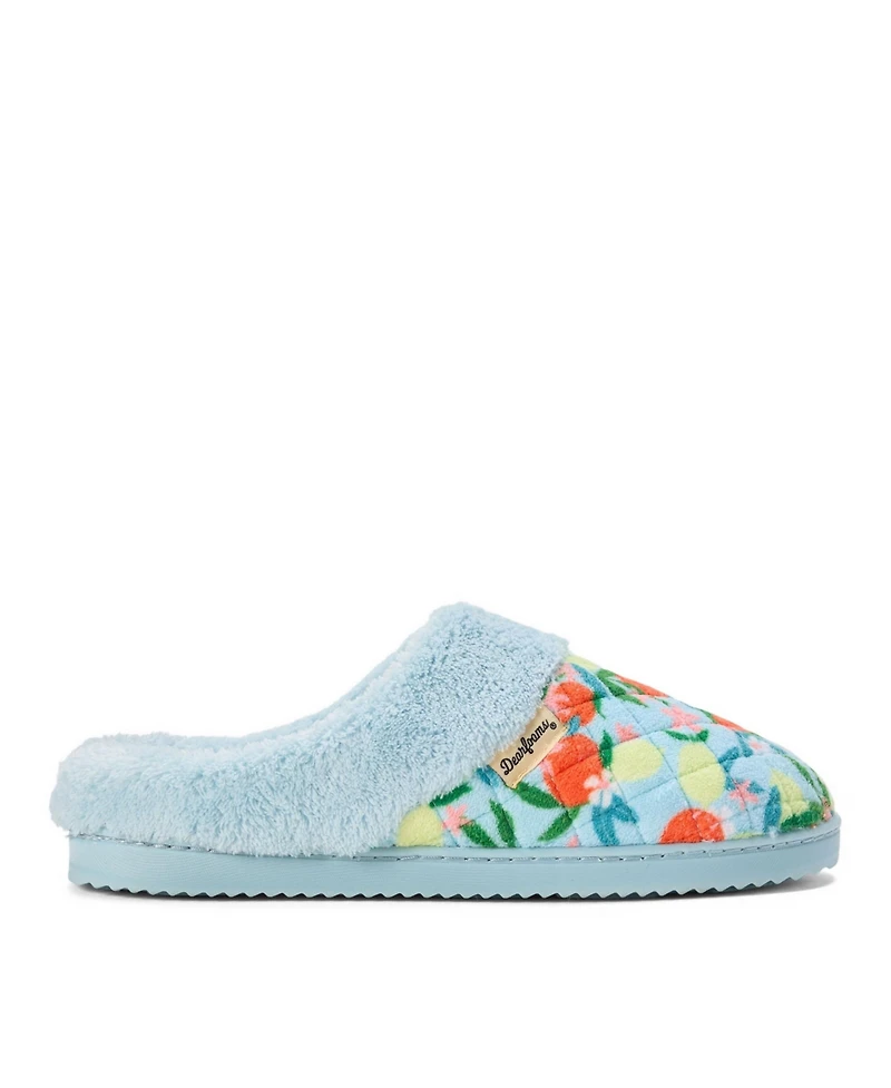 Dearfoams Women's Libby Quilted Terry Clog Slippers