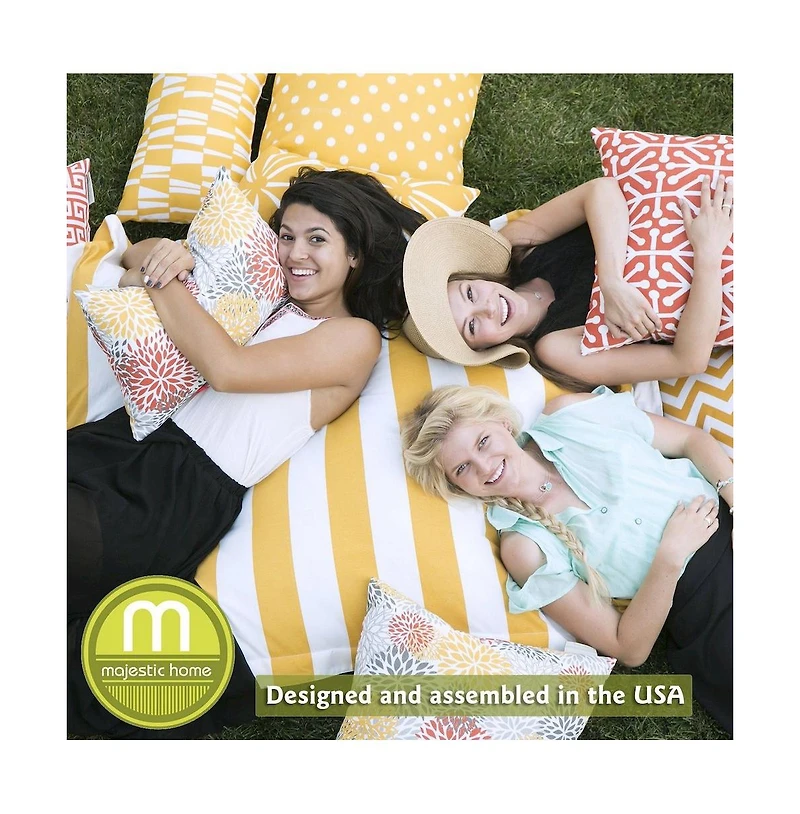 Majestic Home Goods Large Bean Bag Solid All Sherpa