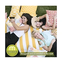 Majestic Home Goods Large Bean Bag Solid All Sherpa