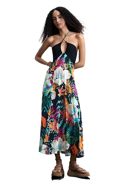 Desigual Women's Long tropical dress
