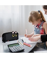 Gnuadz Hongdian 3D Cat Pen Bag Pouch Organizer Office College School