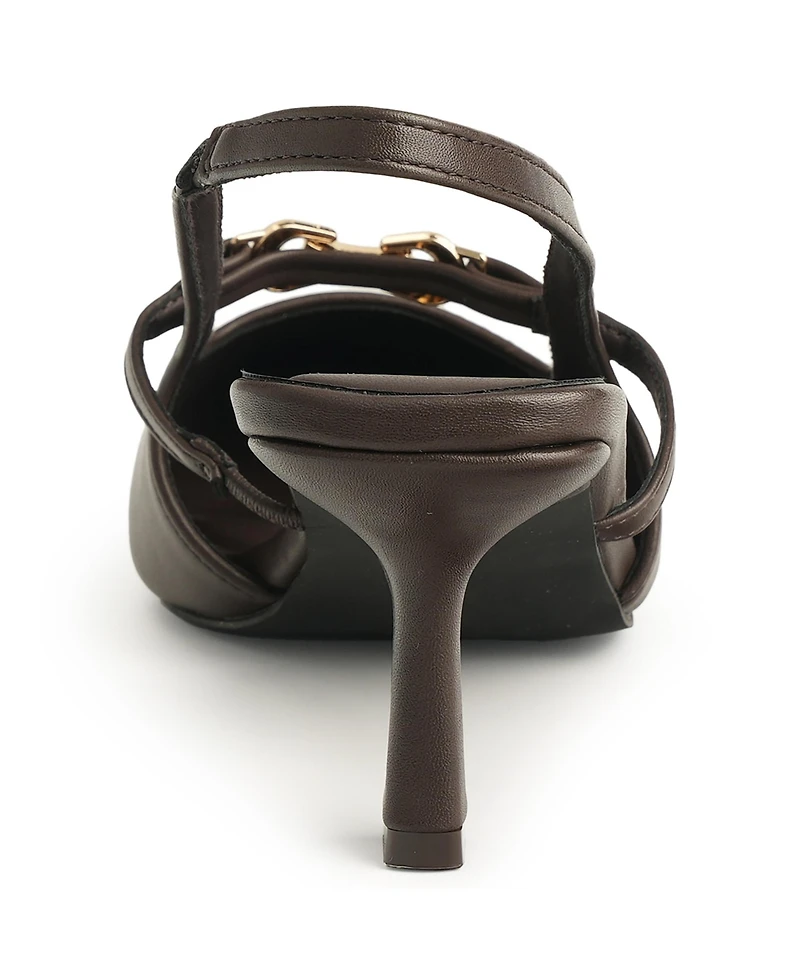 New York & Company Women's Cindy Slingback Heels