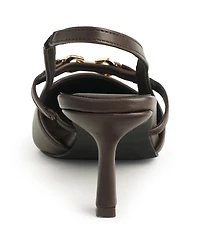 New York & Company Women's Cindy Slingback Heels