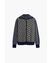 Desigual Men's Retro zipper sweater