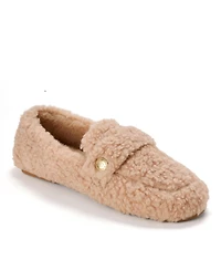 Dearfoams Women's Madeline Luxe Teddy Loafer Slipper