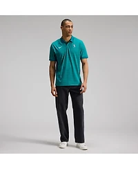 Nike Men's Teal Seattle Mariners Authentic Collection Striped Victory Dri-fit Polo Shirt